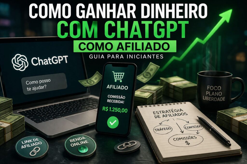 Como ganhar dinheiro com ChatGPT como afiliado