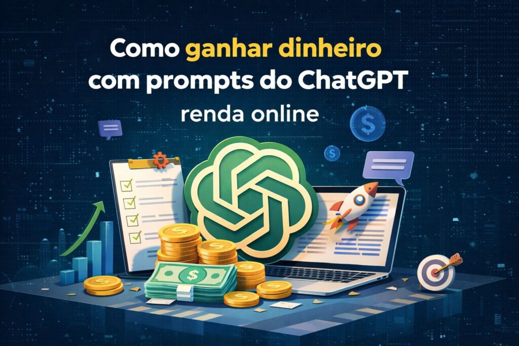 Ganhar dinheiro com prompts do ChatGPT criando ativos digitais