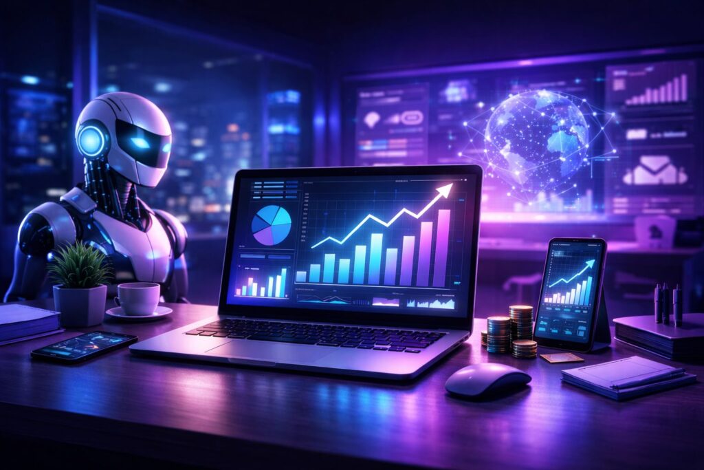 criar um negócio online usando inteligência artificial