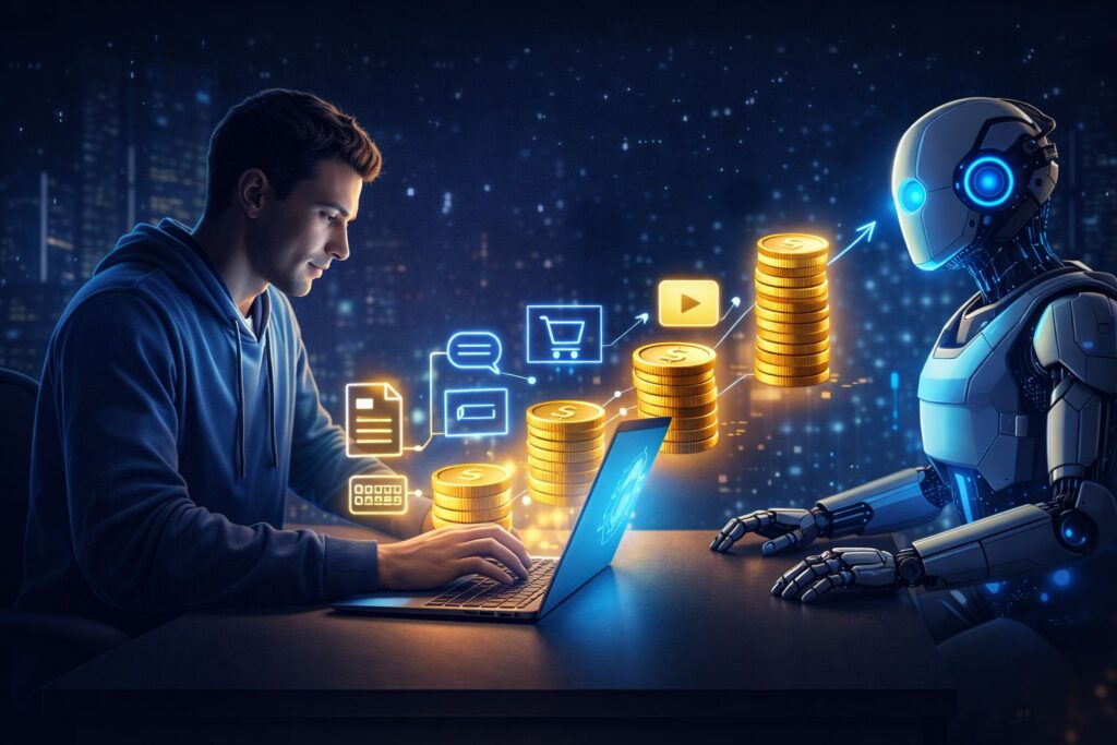 fontes de renda com inteligência artificial