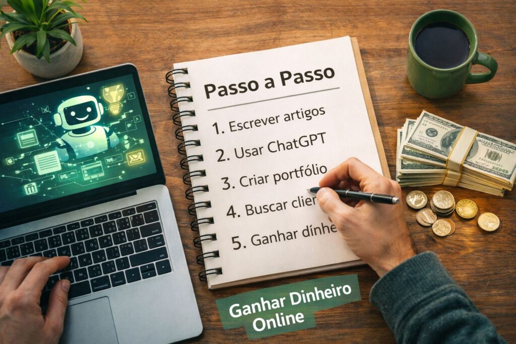 como ganhar dinheiro escrevendo artigos com ChatGPT