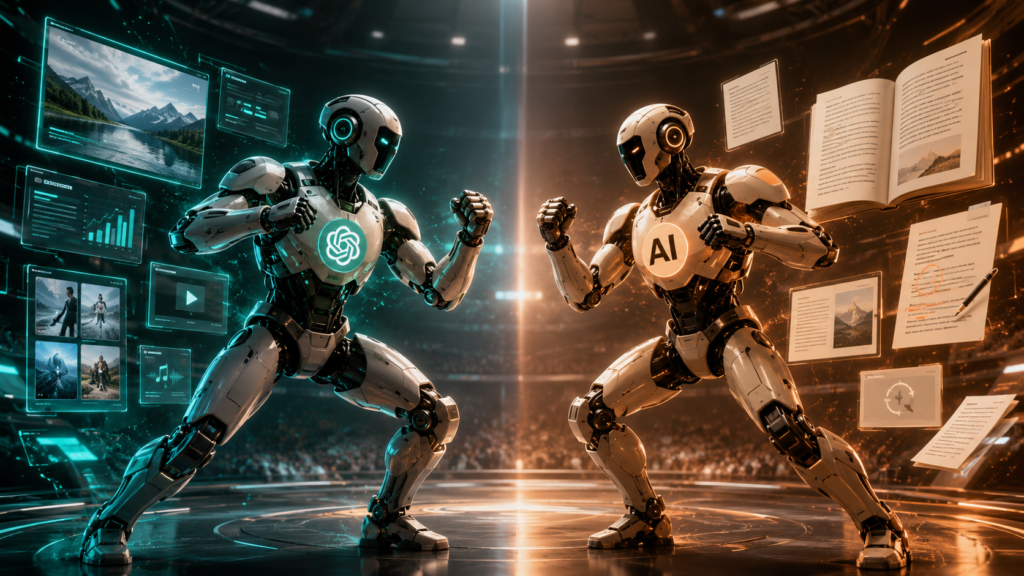 ChatGPT vs Claude em comparação para criar conteúdo e produtos digitais